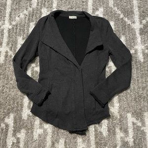 Stem Charcoal Gray Distressed Cardigan Jacket S